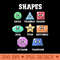 Shapes PreK Kindergarten Teacher Back to School - PNG Graphics - Trendsetting And Modern Collections