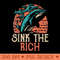 Sink The Rich Orca Killer Whales Against Billionaires - Transparent PNG download - Enhance Your Apparel