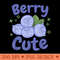 Berry Cute Kawaii Blueberries - Transparent PNG download - Quick And Seamless Download Process
