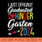 Graduated Kindergarten 2024 Graduation Kinder Graduate - PNG Templates - Bring Your Designs to Life