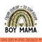 Mama From Son Up To Son Down Rainbow Leopard Mom Camo - Transparent PNG Clipart - Perfect for Sublimation Art