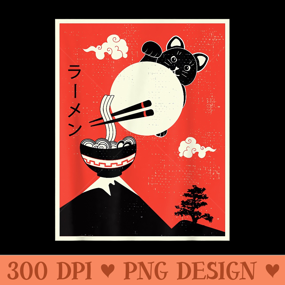 Kawaii Neko Ramen Cute Ramen Cat Japanese Noodle Funny Anime - PNG clipart download - Quick And Seamless Download Process