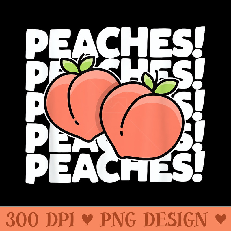Peaches Kawaii Cartoon Retro 70s Cute Summer Fruit Vintage - PNG clipart download - Versatile And Customizable Designs