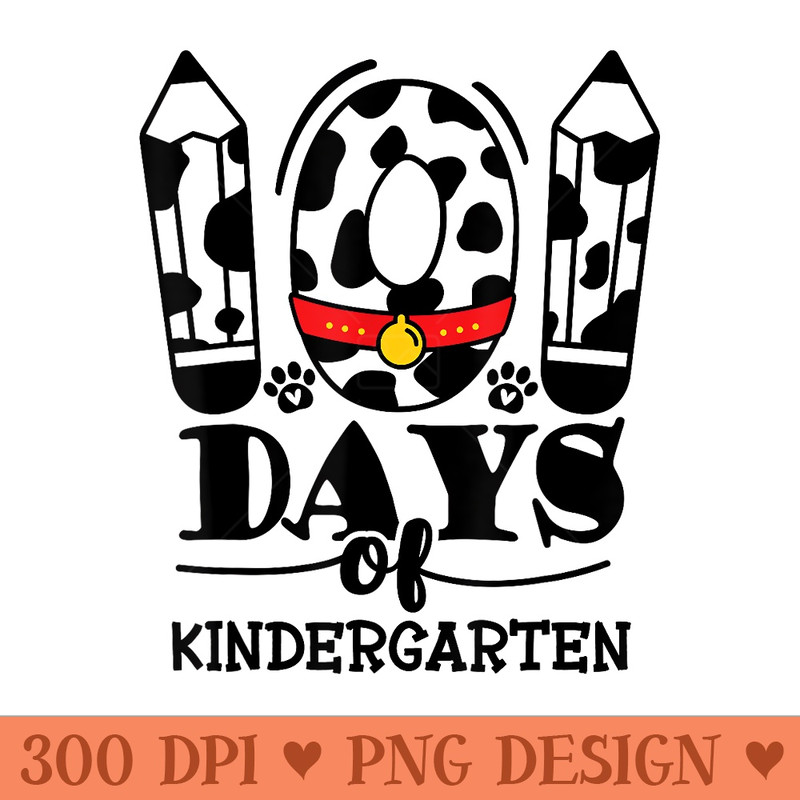 Happy 101 Days Kindergarten Dog 100th Days Smarter Student - PNG download with transparent background - Versatile And Customizable Designs