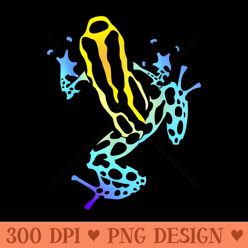 Poison Dart Frog - Exclusive PNG designs - Perfect for Sublimation Art