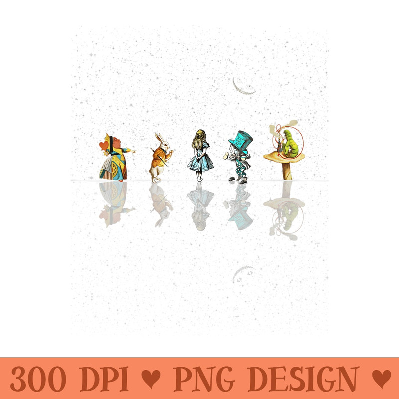 s Wonderland Starry Night Alice In Wonderland - Vector PNG download - Lifetime Access To Purchased Files