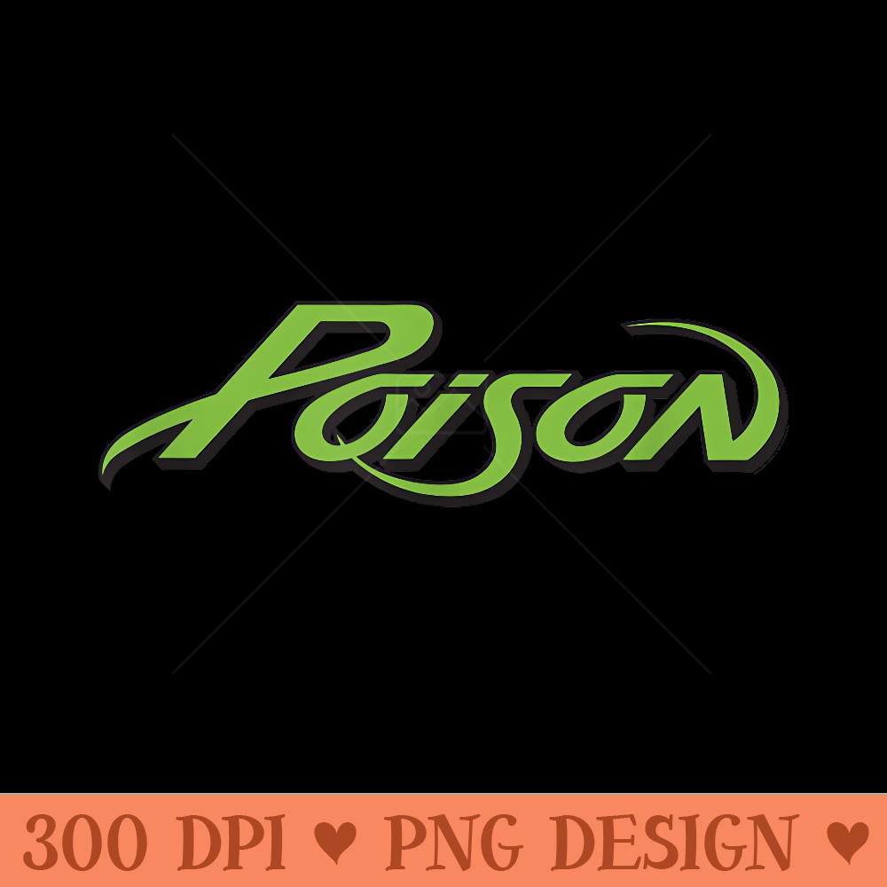 Poison Classic Logo - Design PNG template - Eco Friendly And Sustainable