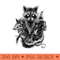 Team Trash Spirit Opossum Raccoon Skunk Local Street Cats - Transparent PNG Clipart - Stunning Sublimation Graphics