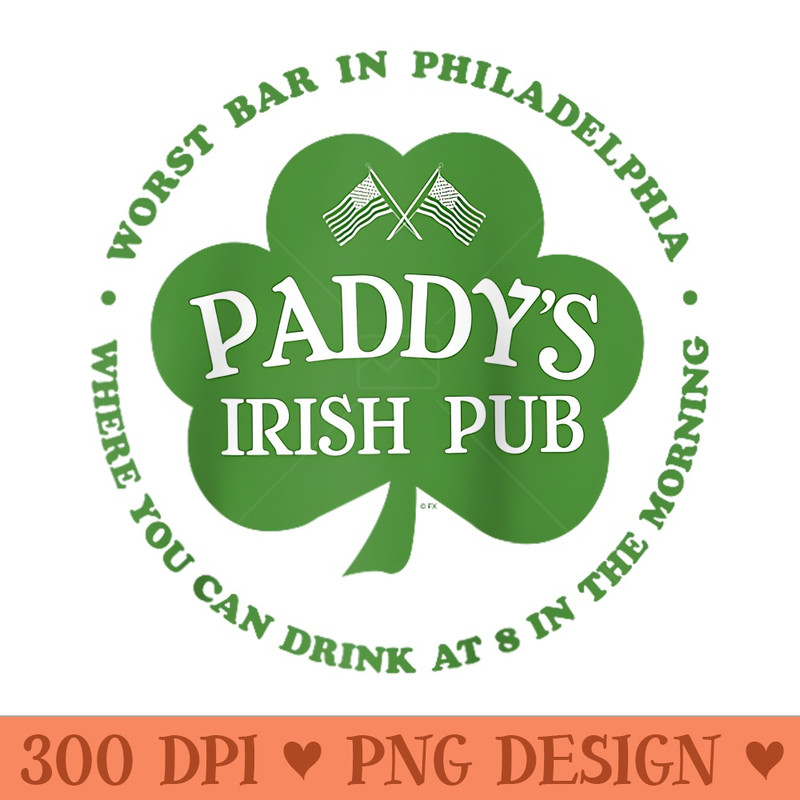 Its Always Sunny in Philadelphia Paddys Green Shamrock Raglan Baseball - High Resolution PNG download - Transform Your Sublimation Creations