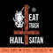 Eat Trash Hail Satan Possum Demon Occult Baphomet Satanic - Printable PNG Graphics - High Resolution And Print Ready Designs