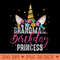 Grandma Of The Birthday Princess Unicorn Birthday - PNG Design Files - High Resolution And Print Ready Designs