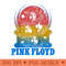 Pink Floyd Snow Globe Faces Raglan Baseball - Digital PNG Downloads - Create with Confidence