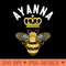 Ayanna Name Ayanna Birthday Queen Crown Bee Ayanna - Free PNG download - Trendsetting And Modern Collections