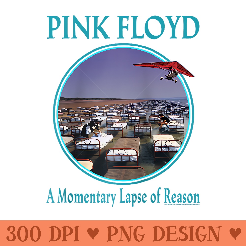 Pink Floyd A Momentary Lapse of Reason 2021 Album Raglan Baseball - PNG download with transparent background - Limited Edition And Exclusive Designs