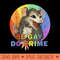 Retro Opossum Be Gay Do Crime Rainbow LGBTQ Pride Gay - PNG graphics - Bold & Eye Catching
