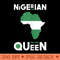 Nigerian Queen Nigeria Flag Africa Nigerian Pride - Modern PNG designs - Trendsetting And Modern Collections