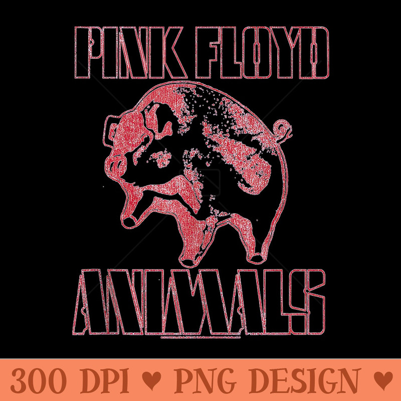 Pink Floyd Animals Rock Music Band - High Resolution PNG image download - Easy To Print And User Friendly Designs