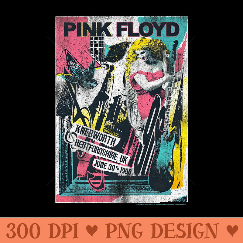 Pink Floyd Knebworth Premium - Transparent PNG Clipart - Quick And Seamless Download Process