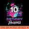 Musical Theme 10th Birthday Girls Princess Born - PNG Download - Revolutionize Your Designs