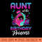 Aunt of the Birthday Princess Rockstars Theme Music Party - Trendy PNG Designs - Easy To Print And User Friendly Designs