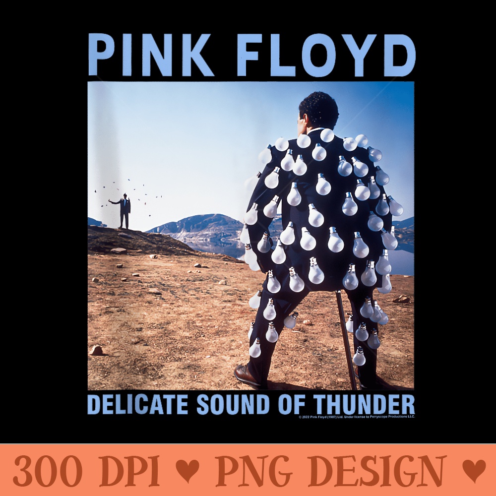 Pink Floyd Delicate Sound - High Quality PNG files - Premium Quality PNG Artwork
