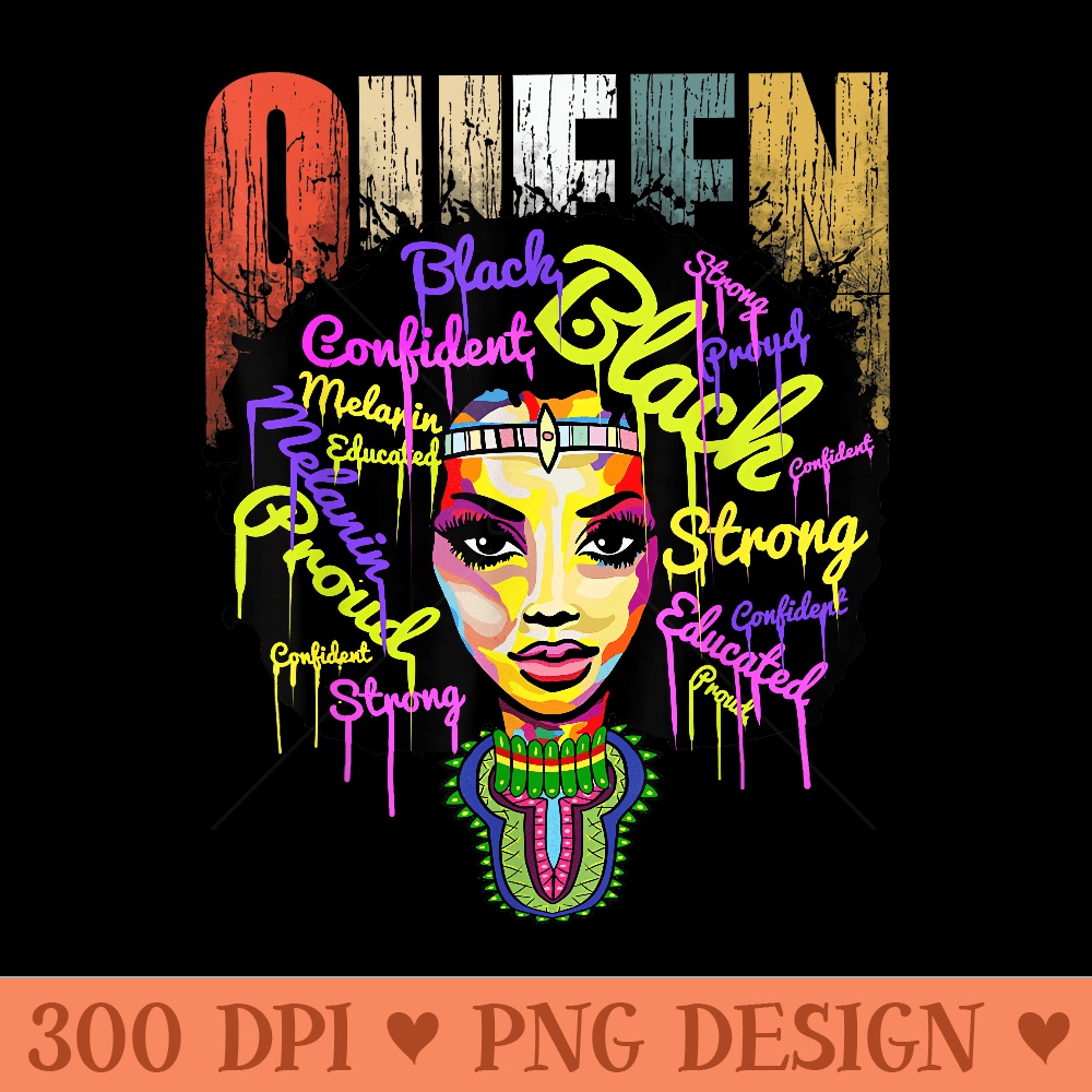 Juneteenth s Black History Educated African Queen - PNG clipart download - Spice Up Your Sublimation Projects