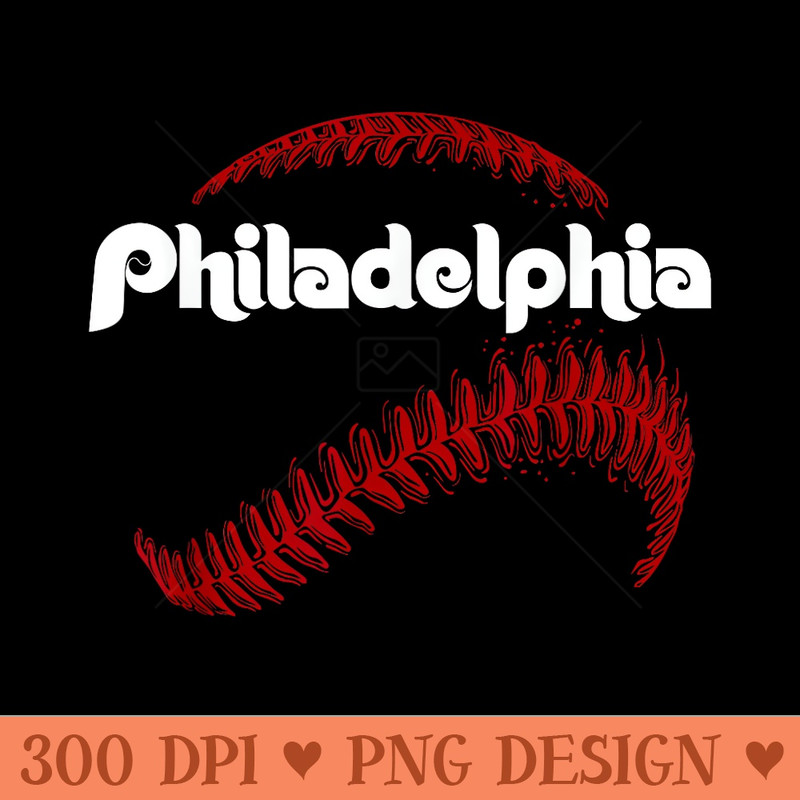 Philly Baseball Lovers Vintage Baseball Lovers Baseball Fans - PNG Download - Bring Your Designs to Life