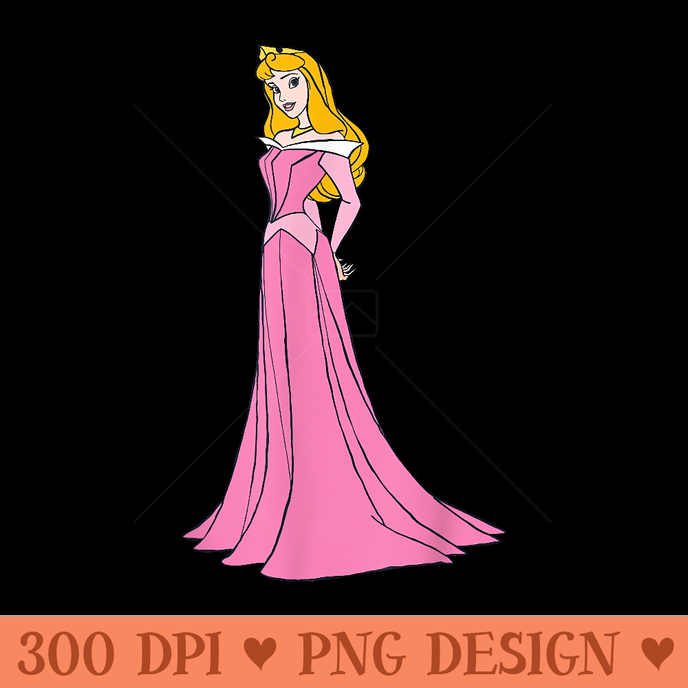 Disney Sleeping Beauty Princess Aurora Classic T - PNG Graphics - Eco Friendly And Sustainable
