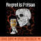 Regret is Poison Skull Memento Mori Stoic Skeleton T - High Resolution PNG download - Limited Edition And Exclusive Designs