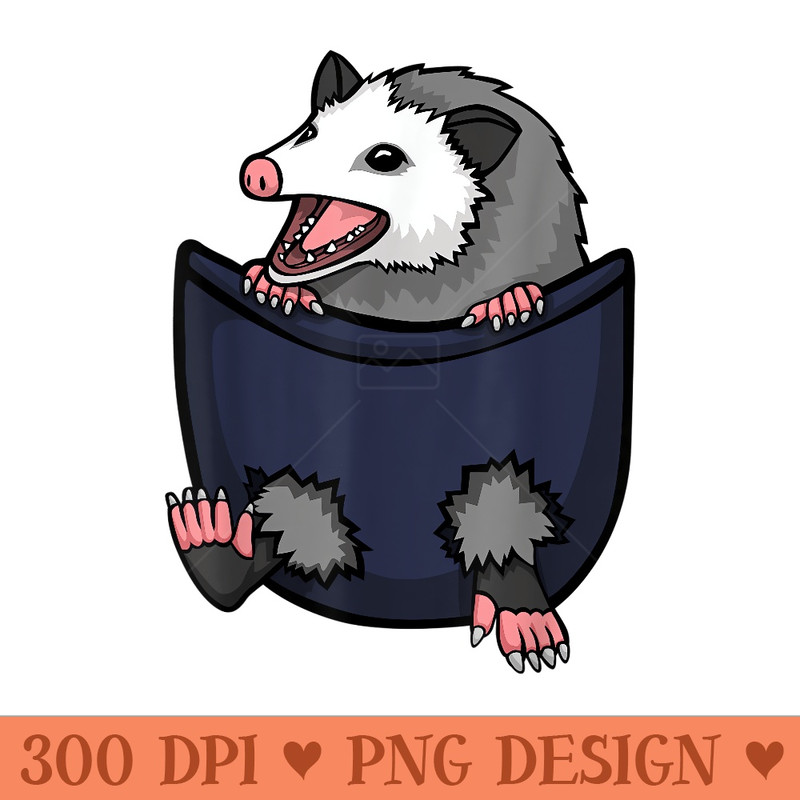 Baby Opossum lovers Cute Pocket Possum Possum Rehad - High Quality PNG Files - Trendsetting And Modern Collections