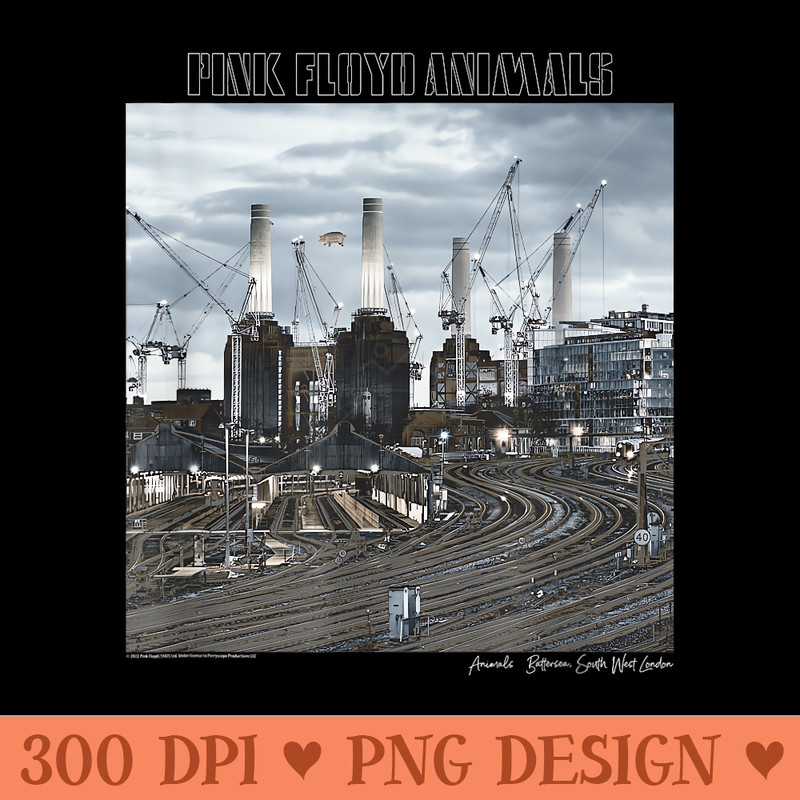 Pink Floyd Animals Battersea Photo - PNG Prints - Lifetime Access To Purchased Files