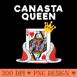 canasta t funny canasta queen - png design files