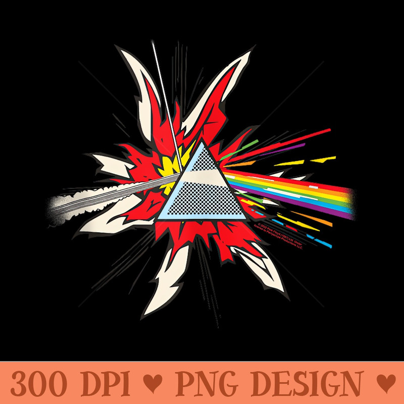 Pink Floyd Pop Art DOSM Immersion - PNG clipart download - Transform Your Sublimation Creations