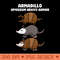 Armadillo Opossum Heavy Armor Funny Possum Armadillo - Sublimation PNG Designs - Transform Your Sublimation Creations