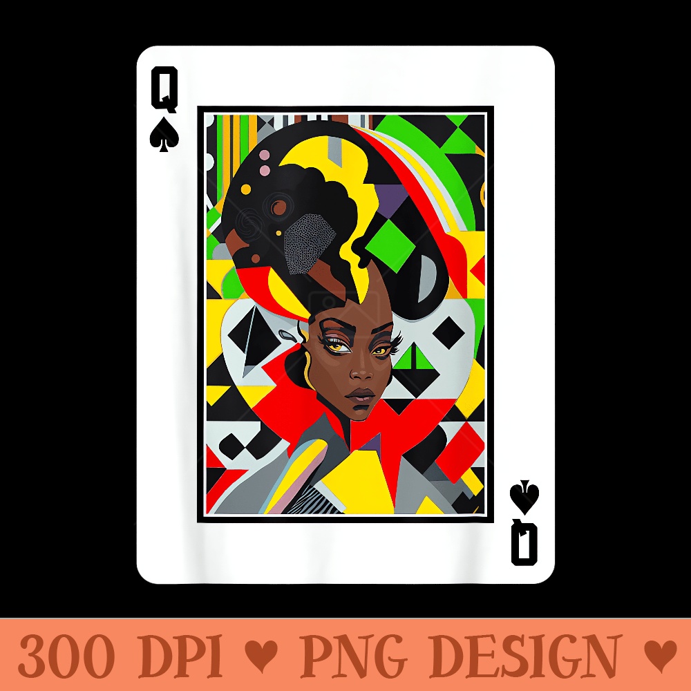 African Queen Card Melanin Black Pride BLM Juneteenth - High Resolution PNG download - Revolutionize Your Designs