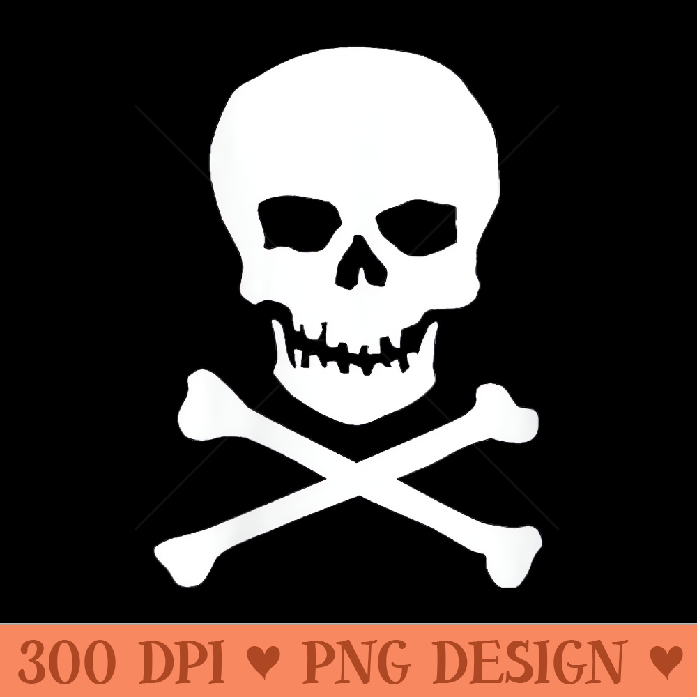s White Skull Crossbones Poison Danger - PNG Art Files - Quick And Seamless Download Process