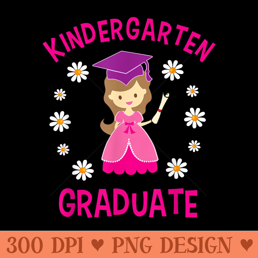 Graduation Kindergarten Last Day of School Girls - Transparent PNG download - High Resolution And Print Ready Designs