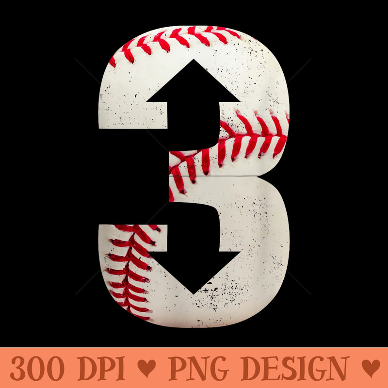 3 Up 3 Down  Three Up Three Down Baseball - PNG clipart download - Create with Confidence
