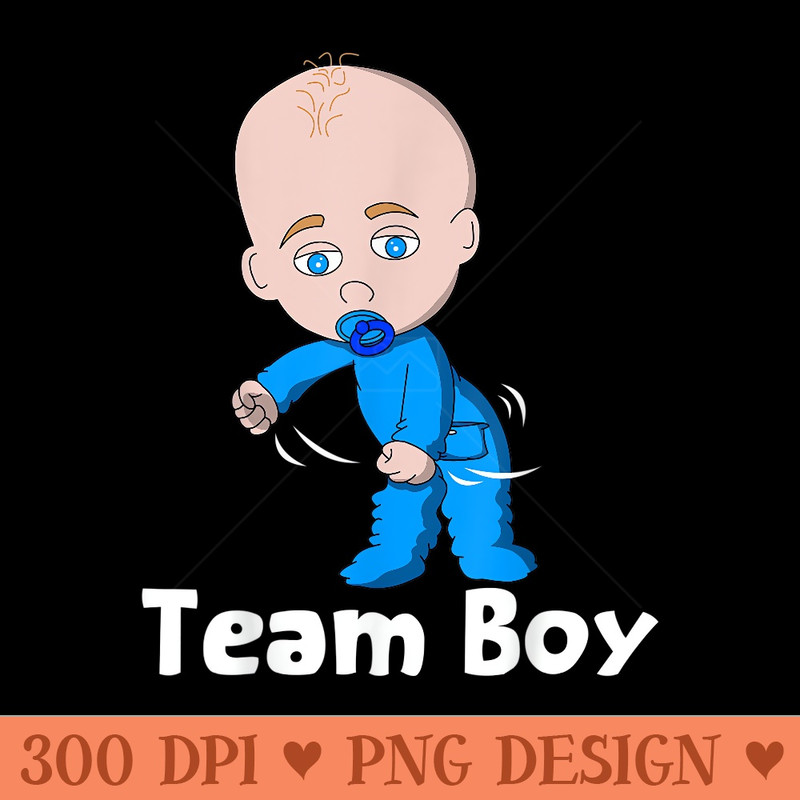 Gender Reveal Party Team Cute Flossing Baby Floss - High Quality PNG Clipart - Easy To Print And User Friendly Designs
