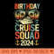Birthday Cruise Squad 2024 Summer Cruise Ship Family Group - PNG design assets - Perfect for Personalization