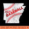 Vintage Arkansas This Is Baseball with Laces T - High Quality PNG Clipart - Trendsetting And Modern Collections
