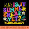 Is It Summer Break Yet Lunch Lady Last Day Of School Groovy - PNG Prints - Perfect for Sublimation Mastery