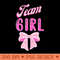Team GIRL Baby Gender Reveal Party Announcement Cute Pink - High Resolution PNG download - Bring Your Designs to Life