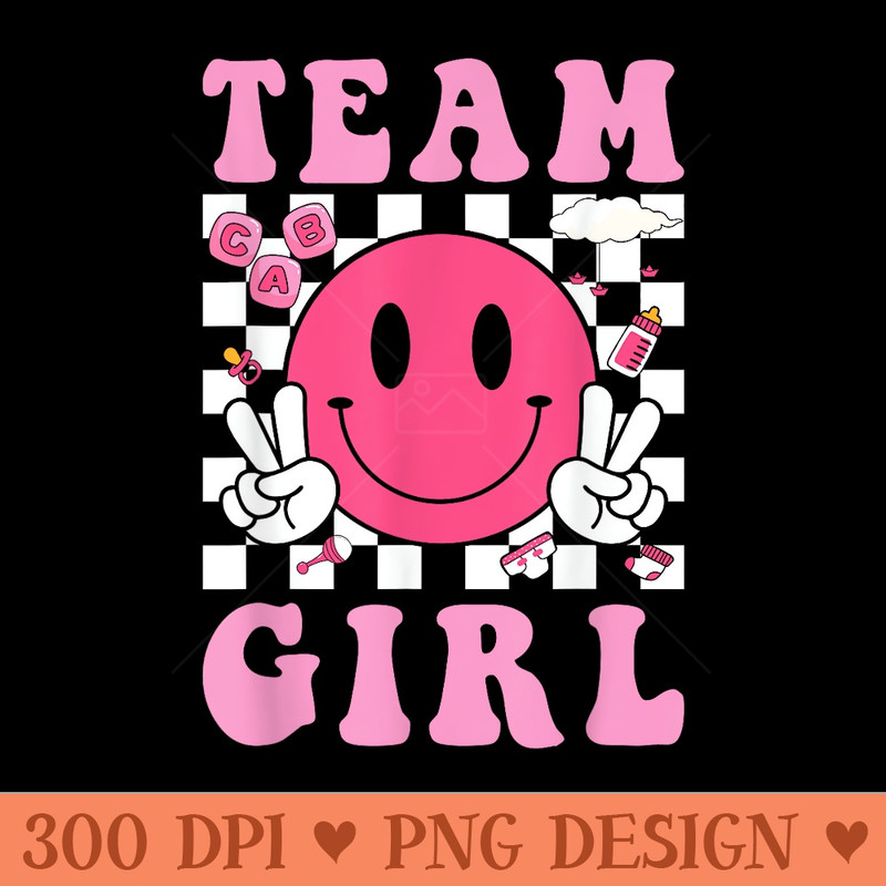 Team Girl Gender Reveal Party Team No Nuts - High Quality PNG files - Versatile And Customizable Designs