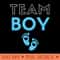 Team Gender Reveal Baby Shower - High Resolution PNG image download - Instant Access To Downloadable Files
