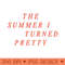 The Summer I Turned Pretty Magical Pink - PNG image download - Bring Your Designs to Life