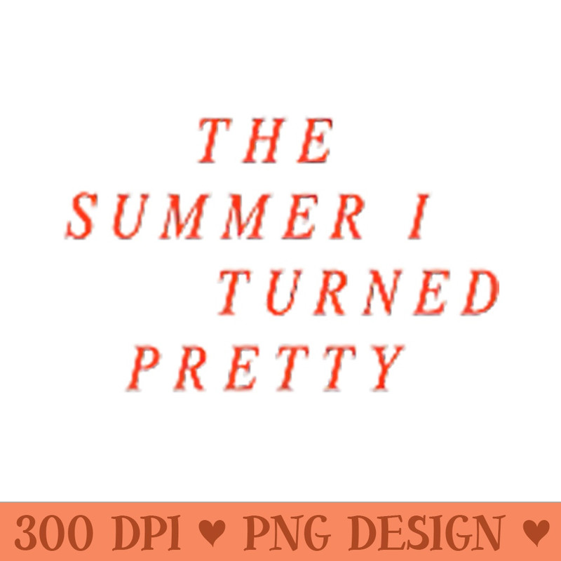 The Summer I Turned Pretty Magical Pink - PNG image download - Bring Your Designs to Life