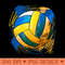 Volleyball Player Team Girl Daughter College Sport Mom Premium - PNG graphics - Spice Up Your Sublimation Projects