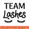 Team Lashes Team Girl Gender Reveal - PNG Graphics - Easy To Print And User Friendly Designs