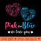 Team Girl or Team , pink or blue, your Part Gender Reveal - High Quality PNG download - Stunning Sublimation Graphics